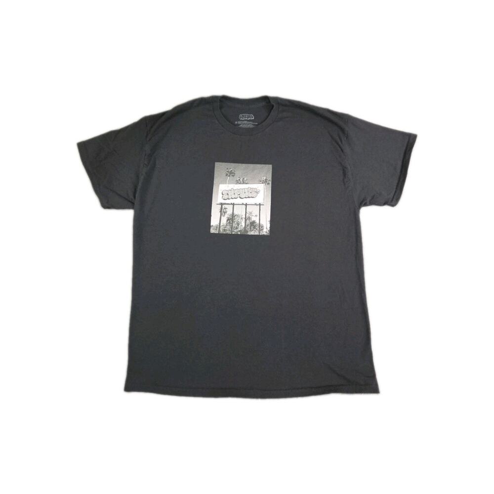 Empyre Men's Sz XL Billboard Bomber Black Graphic T-Shirt Streetwear Skate C40